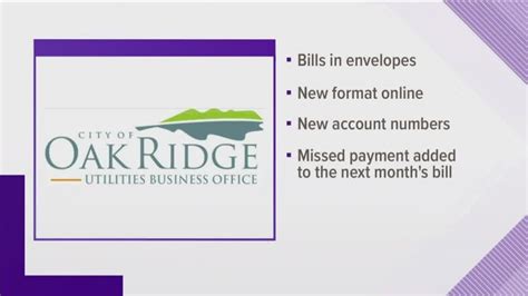 oak ridge utility payment